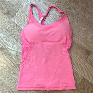 Lucy workout top racer back built in bra